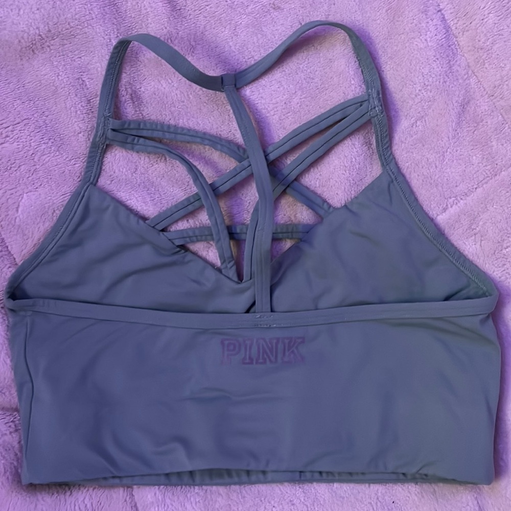 PINK/sports bra/teal/XS